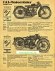 TAS Motorrad Werbeblatt  2 Seiten  1928  tas-p28-2