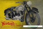 Norton Motorrad Prospekt  6 Seiten 1949   no-p49