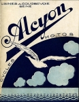 Alcyon Motorrad + Fahrrad Prospekt 8 Seiten  1929  alc-p29