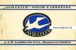 Avis-Celer Motorrad Prospekt 10 Seiten ca. 1929 avc-p29