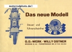 O.D. Motorrad Prospekt 6 Seiten 1930  od-p30