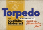Torpedo Motorrad Prospekt 4 Seiten 1928  torp-p28