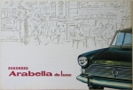 Borgward Automobil Prospekt Arabella De Luxe 6 Seiten 1961  bor-op61