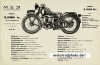 Dresch Motorrad Prospektblatt Typ M.S. 31  350ccm 2 Seiten 1931  dre-p31