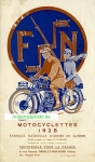 FN Herstal Motorrad Prospekt  M.70/M.67B 6 Seiten 1928  fn-p28
