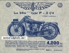 Dollar Motorrad Prospektblatt  2 Seiten 1932  do-p32-3
