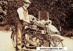 Clyno Motorrad Foto V 2 746 ccm sv um 1916  cly-f001