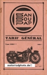 San Sou Pape Motorrad Prospekt 4 Seiten 1931   ssp-p31
