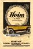 Heim Automobil Plakat Motiv 1922  heim-po01