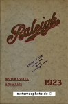 Raleigh Motorrad Prospekt 16 Seiten 1923  ral-p23