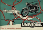 Universal Motorrad Faltprospekt  8 Seiten 1959  uni-p59