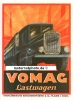Vomag Lastwagen Plakat Motiv 1929  vomag-po03-29