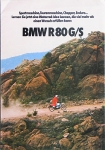 BMW Motorrad Prospekt R 80 G/S 8 Seiten 1980   bmw-op80