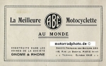 ABC- Gnome-Rhone Motorrad Prospekt 6 Seiten 1921  grh-p21