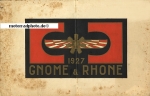Gnome Rhone Motorrad Prospekt 16 Seiten 1927   grh-p27