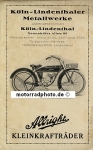 Allright Motorrad Prospekt  4 Seiten 1923  al-p23