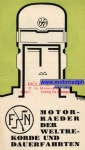 FN Motorrad Prospekt 8 Seiten  1931    fn-p31
