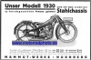 Mammut 198 ccm sv JAP-Motor  Werbung 1930  mam-w1