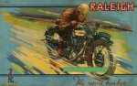 Raleigh Motorrad Prospekt farbig 20 Seiten 1930   ral-p30