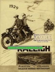Raleigh Motorrad Prospekt 8 Seiten 1929   ral-p29