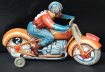 Technofix Tin Motorcycle  France 1960