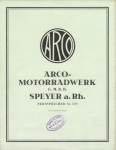 Arco Motorrad Prospekt 1928 arco-p28