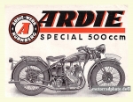 Ardie  Motorrad Werbeplakat  500ccm sv ca. 1930  ar-po01