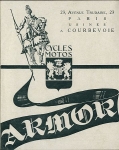 Armor Motorrad + Fahrrad Prospekt 1929  armo-p29