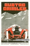 Austro Daimler Automobil Plakat Entwurf 1922 audai-po05-25