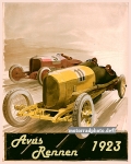 Automobil Renn Plakat Avus Rennen 1923  ren-po08