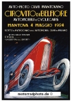 Automobil Renn Plakat Belfiore Italien 1924  ren-po06