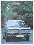 BMW Automobil Prospekt Typ 2000  1966   bmw-op66