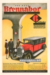 Brennabor Automobil Plakat Entwurf 1927 bre-po02-27