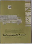 Buessing Lastwagen Presseberichte   Typ 7500 U  2.1955   bues-55.3