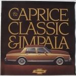 Chevrolet Caprice + Impala Prestige Prospekt  1979  chev-op79