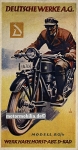 D-Rad Motorrad Prospekt R0/4  8 Seiten 1925   dr-p25