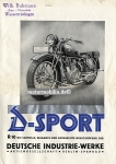 D-Rad Motorrad Prospekt R 10  4 Seiten 1932   dr-p32