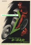D-Rad Motorrad Plakat Motiv 1925   dr-po03