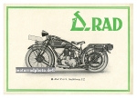 D-RAD Motorrad Plakat Motiv R 0/4 um 1926  dr-po04