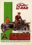 D-RAD Motorrad Plakat Motiv um 1928  dr-po08