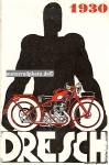 Dresch Motorrad  Plakat 1930      dre-po01
