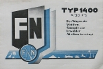 FN Automobil Prospekt  Typ 1400 6/30 PS 1930 fn-aop30