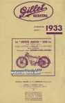 Gillet Herstal Motorrad Prospekt  4 Seiten 1933 gih-p33