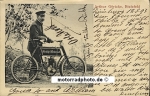 GÃ¶ricke Motorrad Foto erstes Modell ca. 1903 gÃ¶-f05