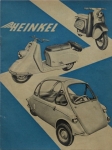 Heinkel Roller Prospekt  12 Seiten 1953  hein-op53