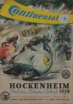 Motorrad Rennprogramm Hockenheim 14. Juni 1959 hock-pr59