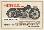 Horex Motorrad Plakat 500ccm ohv Super Sport  1929      ho-po02