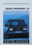 Izuzu Trooper Brochure 12 Seiten 1989  izu-t-op89
