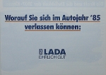 Lada Niva Geländewagen Prospekt 8 Seiten 1985 lad-op851