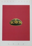 Lotus Automobil Prospekt Typ Excel S.E./S.A. 1988  lot-op881